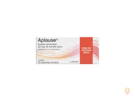 Bula do Aplause 20mg 30 Comprimidos .